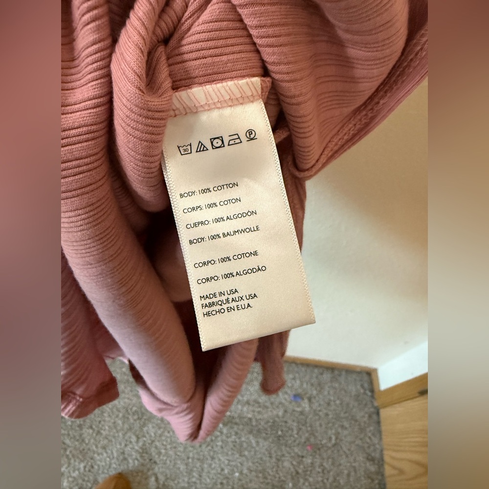 NWOT Free People Beach Wave Wash cutout ribbed Maxi in Mauve - Picture 7 of 7